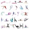 100 PCS Gymnastics Stickers, Gymnastics Gifts Stickers for Laptop, Water Bottles, Luggage, Computer, Cell Phone view 3