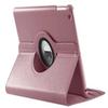 360 Rotating PU Leather Case Cover For Apple iPad 2/3 / 4 Rose Gold view 1