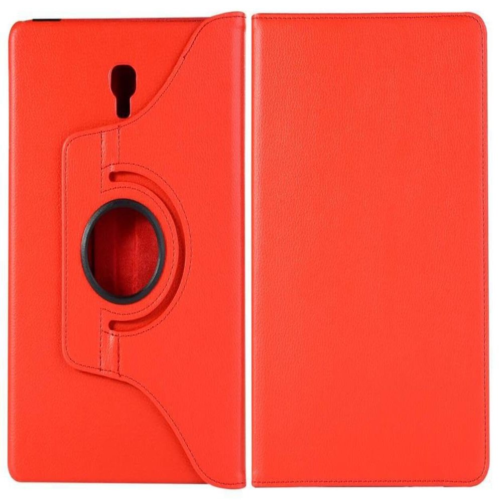 360 Rotating Leather Case Cover For Samsung Galaxy Tab A2 10.5 (2018) T590 /T595 Red