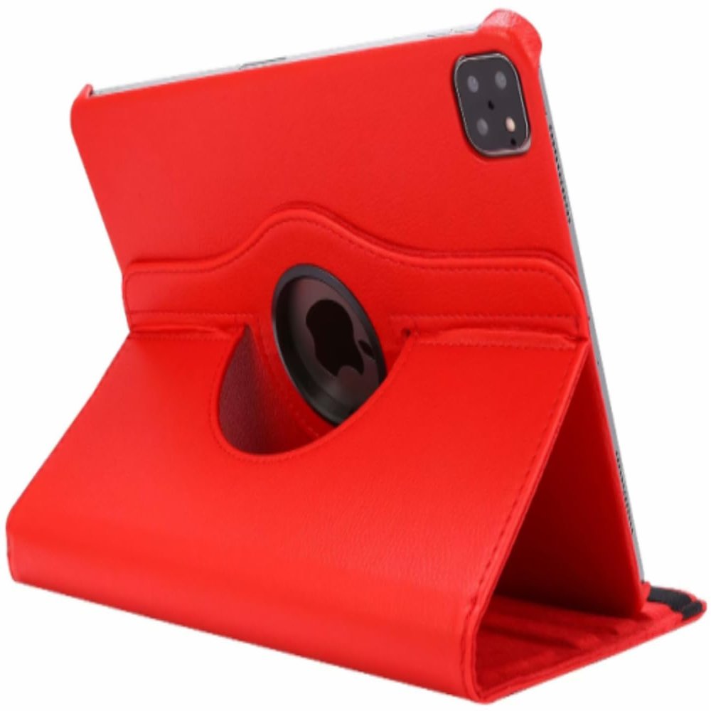 360 Rotating PU Leather Case Cover For Apple iPad Pro 11" (2020) 2nd Gen Red