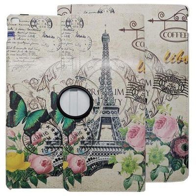 360 Rotating Leather Case Cover For Apple iPad Mini 1/2 /3 Paris
