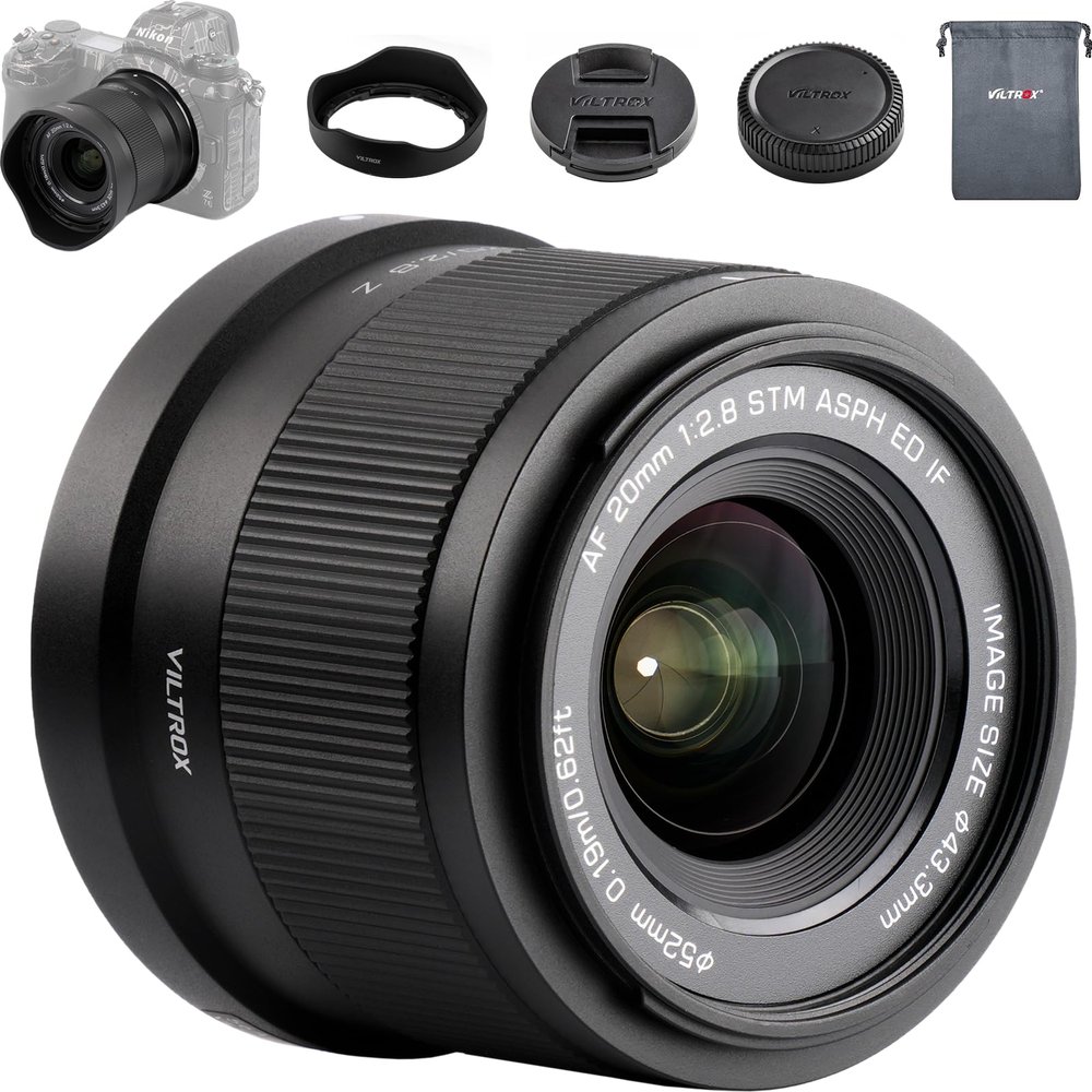 Viltrox AF 20mm F2.8 Air Z Full-Frame Lens for Nikon Z-Mount