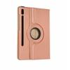 360 Rotating Leather Case Cover For Samsung Galaxy Tab A7 10.4 (2020) T500 /T505 Purple Flower view 3