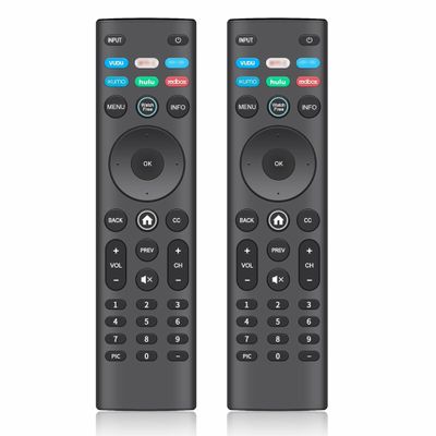 2 Pack MYHGRC Universal Remote for VIZIO Smart TV, Replacement Vizio TV Remote with 6 Shortcut Buttons for Vizio Smart TV(D/E/M/P/PX/V/OLED-Series)