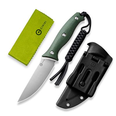 CIVIVI Stormridge C23041-3 Fixed Blade Green Micarta Nitro-V Steel Knife