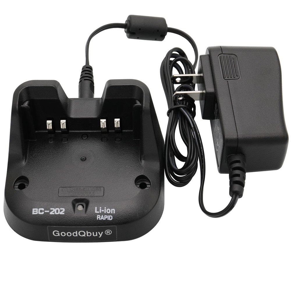 BC-202 Rapid Charger Compatible for ICOM ID-31 ID-31A ID-31E ID-51 ID-51A ID-51E ID31 ID31A ID31E ID51 ID51A ID51E BP-271 BP-272 BP-307