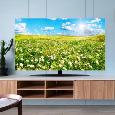 GSGC TV Cover TV Dust Cover Universal Home 32-80 Inch LCD LED TV Dustproof Cover Landscape Painting Print TV Screen Protector Cover Indoor TV Fabric Bedroom Living Room Decoration for LCD LED Plasma