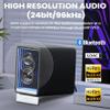 Edifier QR65 Desktop Active Monitor with 2.75" Long-Throw Aluminum Diaphragm mid-Low Drivers, Hi-Res Audio, Brilliant Light Effects, 70W Output Power Bluetooth Speakers with Stands - Black view 3
