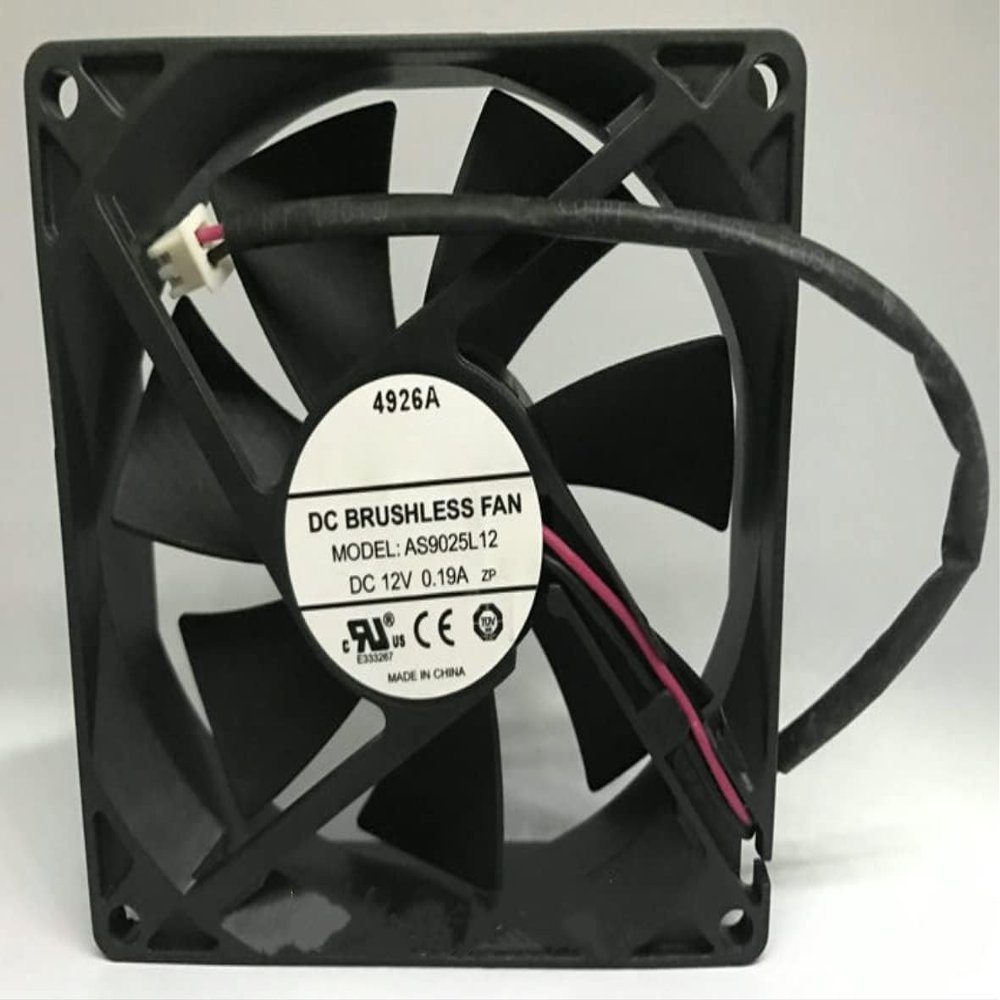 Cooling Fan 12V 90mm 9025 for AS9025L12 0.19A 90x90x25mm Cooling Fan