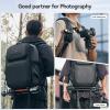 ULANZI BP10 Hardshell Camera Backpack 35L for DSLR Professional Photography Video Accessories Travel Tripod Strorage Large Splash-proof Hardshell Bag for Sony Canon Women Men w Tripod&Laptop Holder view 2