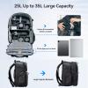 ULANZI BP10 Hardshell Camera Backpack 35L for DSLR Professional Photography Video Accessories Travel Tripod Strorage Large Splash-proof Hardshell Bag for Sony Canon Women Men w Tripod&Laptop Holder view 4