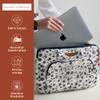Maison d'Hermine Laptop Bag with Pocket upto 13.5 inch Stain and water repellent Cotton canvas - Cheeta view 3