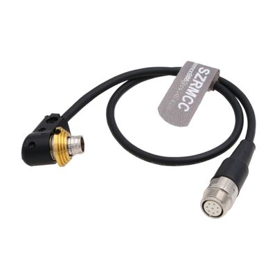 SZRMCC Servo Lens Conversion Cable for Canon Zoom Focus Servo Controller 8-Pin to Hirose 20 Pin Broadcast Lens (Right Angle 20 Pin)