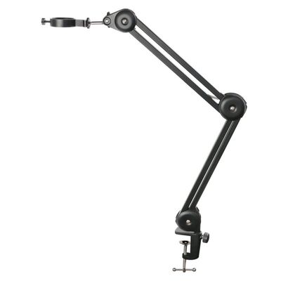 RADHAX Microscope Kit Microscope Video Camera Webcam Desktop Arm Stand Adjustable Boom Table Stand Holder 1/4 6mm Microscope Lens Adapters (Color : 40 Ring 40cm B Stand)