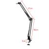 RADHAX Microscope Kit Microscope Video Camera Webcam Desktop Arm Stand Adjustable Boom Table Stand Holder 1/4 6mm Microscope Lens Adapters (Color : 40 Ring 40cm B Stand) view 2