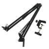 RADHAX Microscope Kit Microscope Video Camera Webcam Desktop Arm Stand Adjustable Boom Table Stand Holder 1/4 6mm Microscope Lens Adapters (Color : 40 Ring 40cm B Stand) view 3