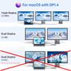 LIONWEI Laptop Docking Station 13 in 1 - Dual HDMI+DisplayPort+10Gbps, 6 USB C/A, 100W PD, Ethernet, SD/TF, Audio, USB C Hub for MacBook/Dell/HP/Surface view 4