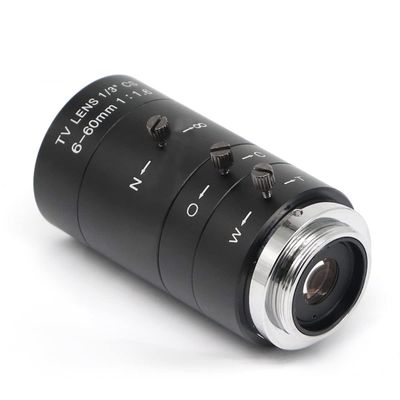 RADHAX Microscope Kit CS Mount 6-60mm Manual Varifocal Lens Manual IRIS Zoom CS Fixed Focus Lens for Industrial Microscope CCTV Security Camera Box Microscope Lens Adapters