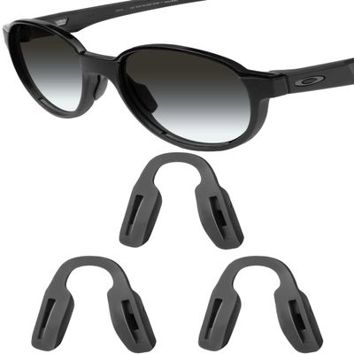 Mryok Replacement Nose Piece Nose Pads for Oakley Metalink OX8153 Eyeglasses - Black & Black & Black