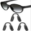 Mryok Replacement Nose Piece Nose Pads for Oakley Metalink OX8153 Eyeglasses - Black & Black & Black view 1