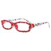 bullabulling Rectangle Bling Rhinestone Reading Glasses For Women Blue Light Blocking Reader Computer Eyeglass Frame (Christmas, 1.0, x) view 3