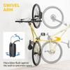 monTEK Swivel Bike Wall Mount  Garage Bike Hanger & Space-Saving Vertical Bike Rack for Garage & Apartment, Sturdy Bike Storage Hook Holds up to 66 lbs, Easy Installation & Scratch-Proof Design view 2