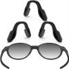 ToughAsNails 3 PCS Standard Fit Black Replacement Nose Pads Pieces for Oakley Leadline OO9473