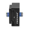 FEICHAO Cold Shoe Mount 1/4" M3 Screw/2-card Slot/3-card Slot Swivel Camera Tripod Adapter Compatible with Hero 13 Sports Camera Cage Accessories (Cold Shoe 2in1 Set) view 4