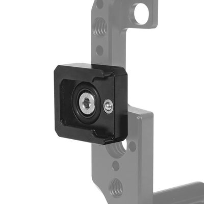 NovelGoal Aluminum 1/4 Quick Release Cold Shoe Mount for Microphone with Cold Shoe Fill Light and Other Accessories Suitable for Sports Camera with 1/4 Screw Holes