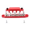 Frianchlly Power Distribution Block Bus Bar with Cover for Boat/Car/RV/Yacht, 5 x 5/16" Posts(M6), 6 x #8 Screws Terminals, Max 48V 250A view 1