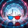 Red and Blue 3D Glasses Universal TV Movie Dimensional Video Frame 3D Glasses DVD Game Glass 3D Style Glasses for 3D Movies Games, 3D Viewing Glasses, Light Simple DesignTelevisions and Video view 4
