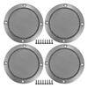 ACROPIX Universal 3" Car Speaker Grills Cover Mesh Round 3 Inch Audio Speaker Subwoofer Guard Protector Case with Mounting Screws Iron Gray - Pack of 4 view 1