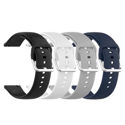 22MM Bands for Coucur Y66/SOMTLERK A221/Csasan T70/RUIMEN D1 H1/ENOMIR IDW19/Soudorv T70/Jacoosa K62 Replacement Wristbands Colourful Silicone Bracelet Quick Release Strap Arm Bands, Soft and Durable