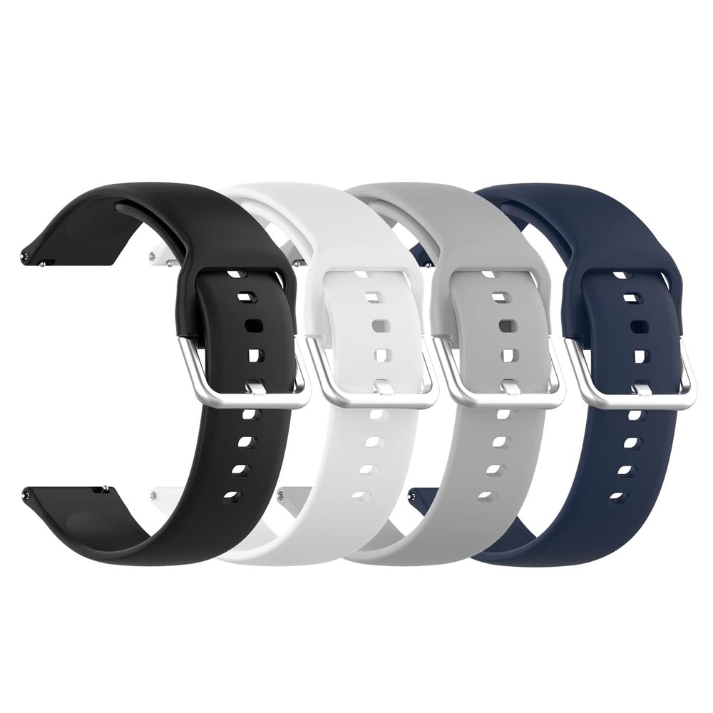 22MM Bands for Coucur Y66/SOMTLERK A221/Csasan T70/RUIMEN D1 H1/ENOMIR IDW19/Soudorv T70/Jacoosa K62 Replacement Wristbands Colourful Silicone Bracelet Quick Release Strap Arm Bands, Soft and Durable