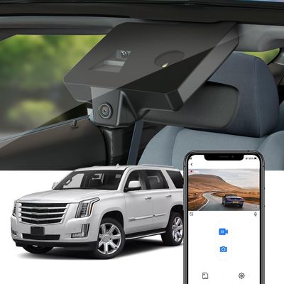 Fitcamx 4K Dash Cam Compatible with Cadillac Escalade 2015 2016 2017 2018 2019 2020 (has Auto-Dimming), OEM Style, UHD 2160P Video, Built-in WiFi, Loop Recording, G-Sensor, Plug&Play, 64GB Card