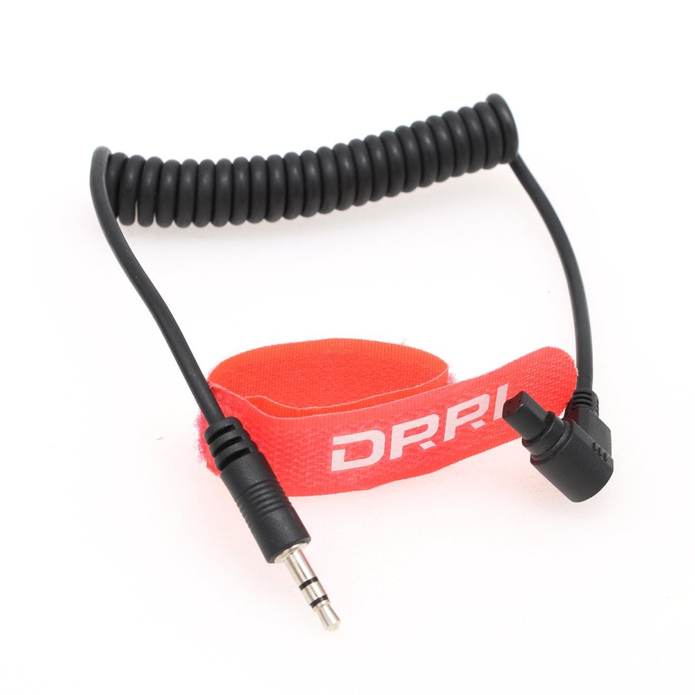 DRRI 3.5mm Remote Shutter Release Cable for Canons 7D 6D 5D mkIII 5D, 50D, 40D, 30D, 20D, 10D, R3, R5 C, R5,1D X Mark III, 1D X Mark II, 1D X, 1D C, 1Ds Mark III