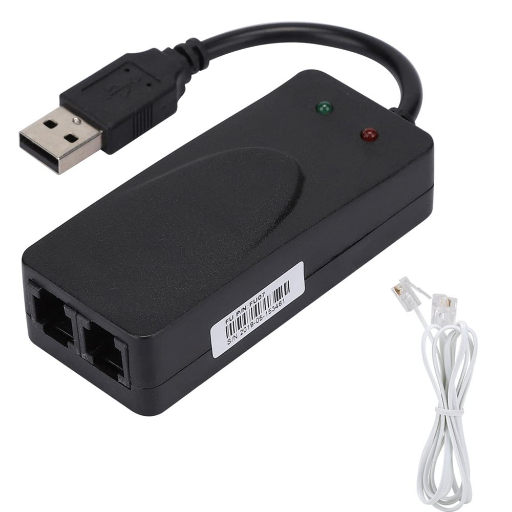 Pilipane Fax Modem, Port USB2 0 56K External Modem Driver and External Modem Driver for Win 7 Win 8 Win 10 Win XP, Support Dial The Internet, Support Auto Dial/Tone and Pulse Dialing/Auto Answer