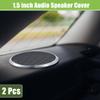 ACROPIX Universal 1.5" Car Speaker Grills Cover Mesh Round 1.5 Inch Audio Speaker Subwoofer Guard Protector Case Iron Silver Tone - Pack of 2 view 2