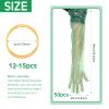 Lauwell 50 Pcs Disposable Dressing Gutting Gloves 35 Inch Shoulder Length Field Dressing Gloves Veterinary Insemination Glove (Green) view 2