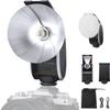 Godox Lux Senior Retro Camera Flash kit with Diffuser, GN14 1700mAh 6000K200K CCT, Automatic & Manual Modes 1/1-1/64 Flash Power, 28mm Focal Length Foldable for Canon Sony Nikon Fuji Olympus Cameras view 1