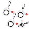 3 PCS Zip Tie Organizer Glows in The Dark - Light Plastic Cable Tie Holder for Efficient Cable Management - Reusable Zip Ties Holder for Easy and Neat Organization (Circle) view 1