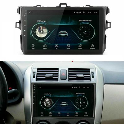VISRACK Android 12 [2GB+32GB] Car Radio Compatible for Toyota Corolla 2006-2012, 9 Inch Touch Screen Wireless Carplay Android Auto Stereo with GPS/FM/WiFi/USB SWC, Black, M-11090