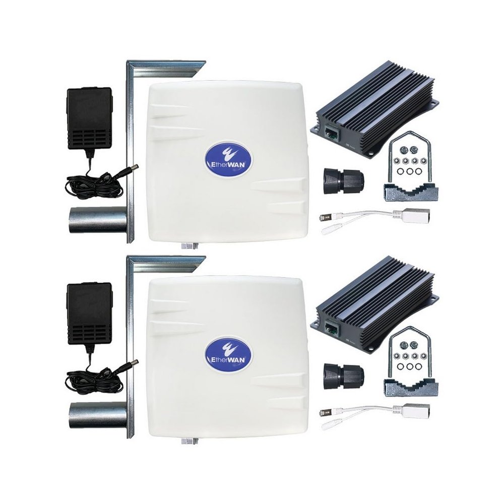 EtherWAN 867Mbps Plug and Play Wireless Bridge Kit