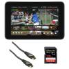 YoloLiv YoloBox Ultra Portable Multi-Camera Encoder/Switcher/Monitor/Recorder in One Bundle with SanDisk 128GB Memory Card and Pearstone HDMI to HDMI Ethernet Cable view 1