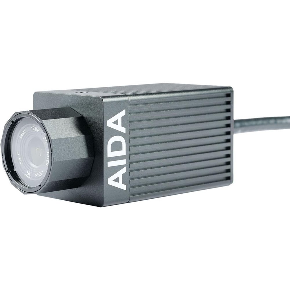 AIDA UHD-NDI3-IP67 4K UHD NDI|HX3 IP67 Weatherproof POV Camera with 5mm 12MP Lens, Black