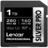 Lexar 1TB Professional Silver PRO SD Card, UHS-II, C10, U3, V60, Full HD, 4K, Up To 280MB/s Read SDXC Memory Card, For Professional Photographer, Videographer, Enthusiast (LSDSIPR001T-BNNNG) view 1