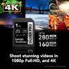 Lexar 1TB Professional Silver PRO SD Card, UHS-II, C10, U3, V60, Full HD, 4K, Up To 280MB/s Read SDXC Memory Card, For Professional Photographer, Videographer, Enthusiast (LSDSIPR001T-BNNNG) view 3