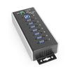 Coolgear 7 Port USB 3.2 Gen 1 Industrial Wide Temp. Range Hub view 1