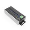 Coolgear 7 Port USB 3.2 Gen 1 Industrial Wide Temp. Range Hub view 2