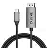 HDMI USB Type-C 8k/4k Cable Kit Compatible with Samsung Galaxy Note 10/Plus/Lite/+/5G/Note10 Thunderbolt 3/4 at Full Digital 60Hz 2.1/ Stable Driver Certified (1.8M/6Ft) view 1